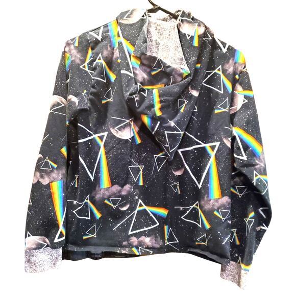 Grateful Threads Hoodie Kids Sz 11/12 Black Dark Side Of The‎ Moon Rock Band - Picture 2 of 5